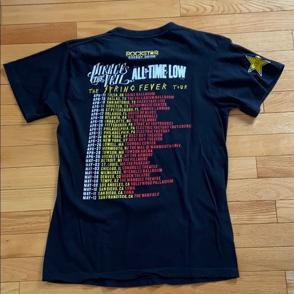 All Time Low / Pierce The Veil Concert T Shirt - Picture 4 of 6